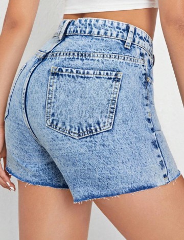 Pantaloni scurți Shein, albastru