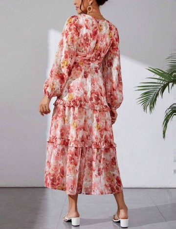 Rochie midi Shein, mix culori