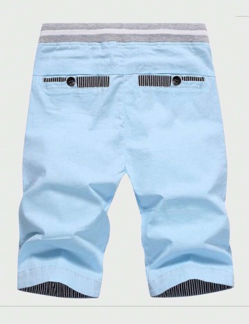 Pantaloni scurți Shein, albastru