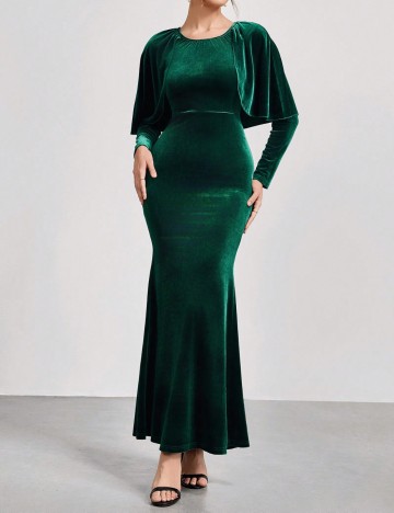 Rochie de ocazie Shein, verde