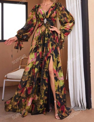 Rochie de ocazie Shein, mix culori