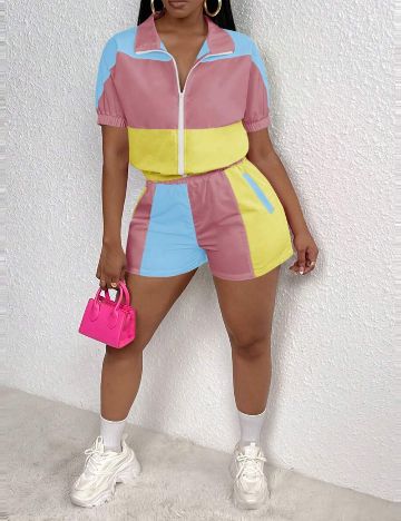 Compleu Shein Curve+, mix culori