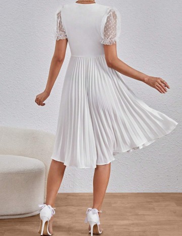 Rochie midi Shein, alb