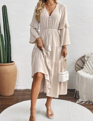 Rochie maxi Shein, bej