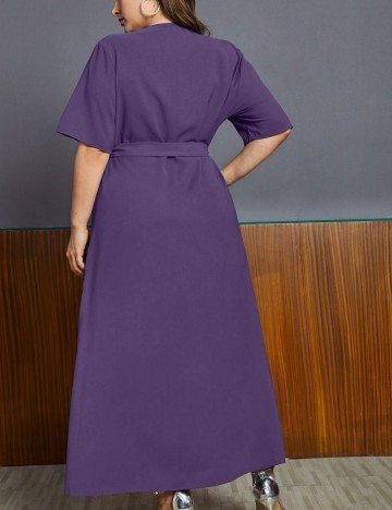 Rochie midi Shein Curve+, mov