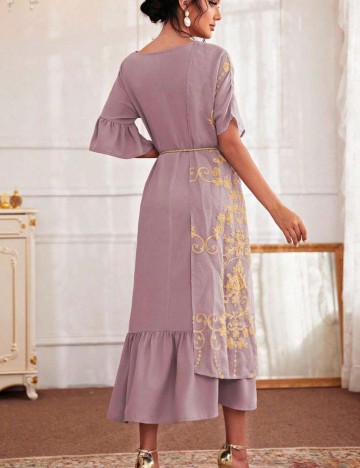 Rochie midi Shein, roz