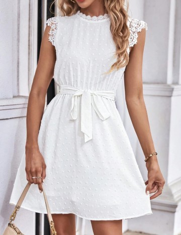 Rochie mini Shein, alb