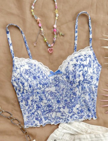 Top Shein, mix culori