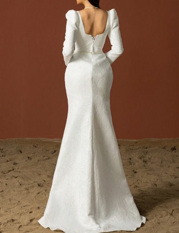 Rochie de ocazie și bridal Shein, alb