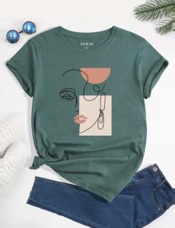 Tricou Shein, verde