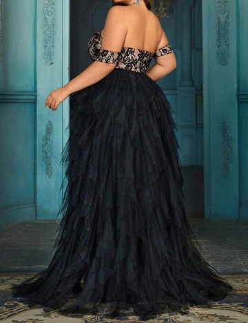 Rochie de ocazie Shein Curve+, mix culori