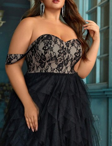 Rochie de ocazie Shein Curve+, mix culori