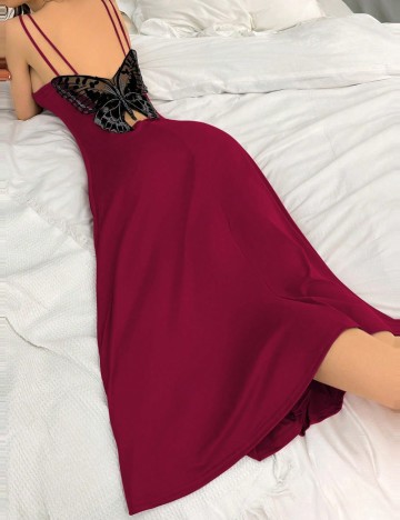 Rochie De Noapte Shein, vișiniu