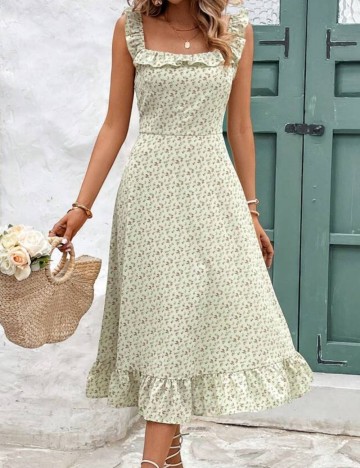 Rochie midi Shein, mix culori