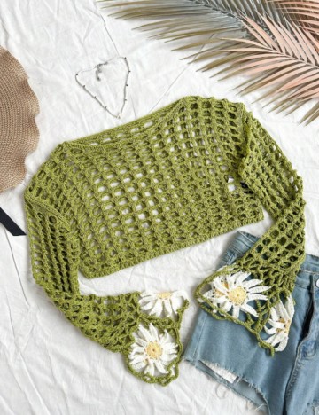 Top Shein, verde