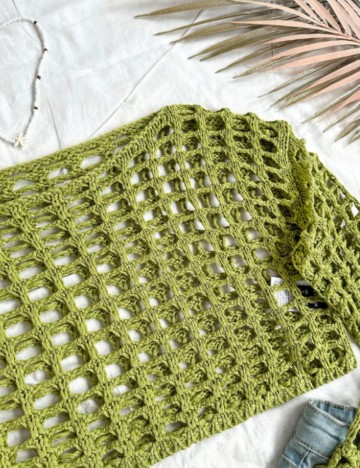 Top Shein, verde