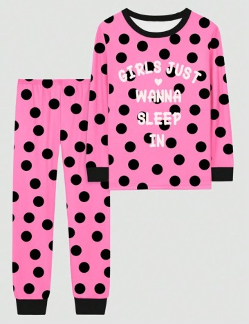 Compleu pijamale Shein, roz