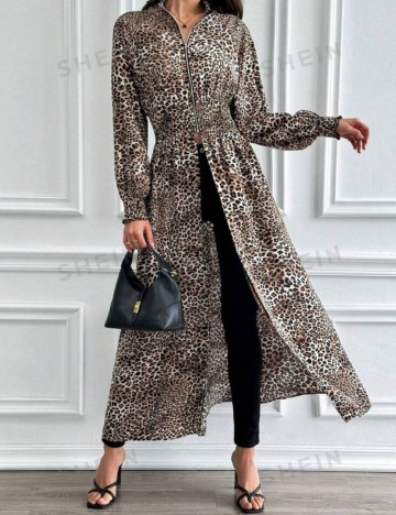 Cardigan lung Shein, mix culori