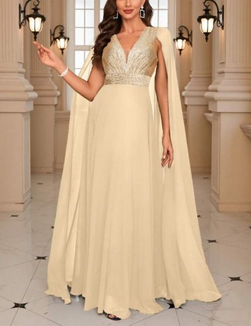 Rochie de ocazie Shein, galben