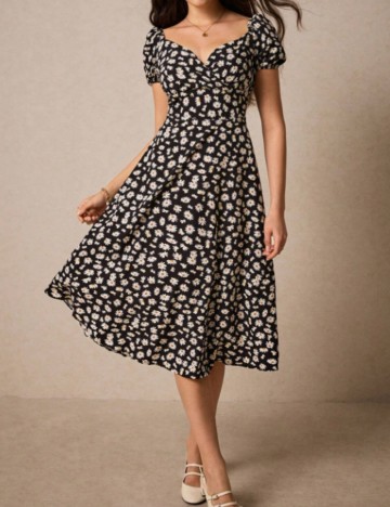 Rochie midi Shein, negru