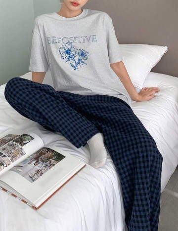 Compleu pijamale Shein, mix culori