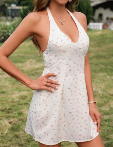 Rochie mini Shein, crem