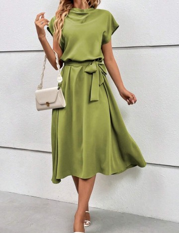 Rochie midi Shein, verde