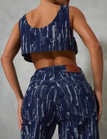 Jeans Shein, albastru