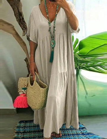 Rochie maxi Shein, verde