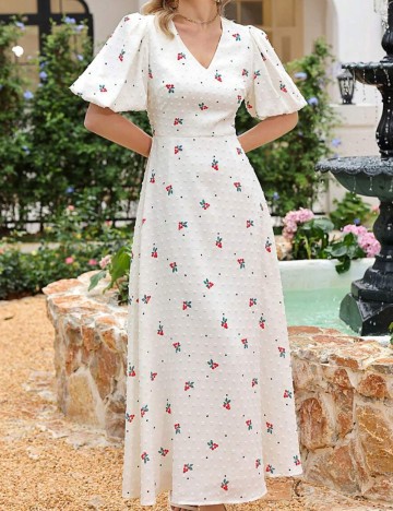 Rochie maxi Shein, mix culori