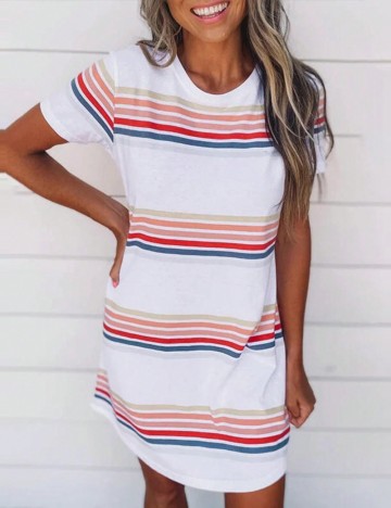 Rochie mini Shein, mix culori
