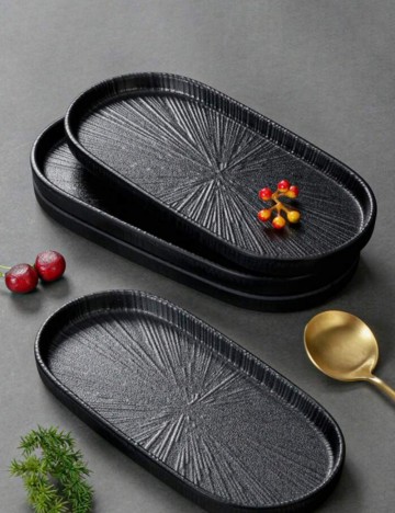 Platou pentru servire Shein, negru