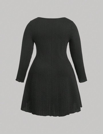 Rochie mini Shein Curve+, negru