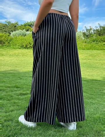 Pantaloni Shein Curve+, negru