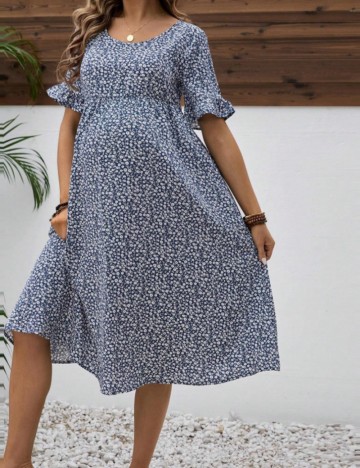 Rochie midi Shein, mix culori