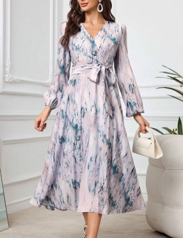 Rochie midi Shein, mix culori