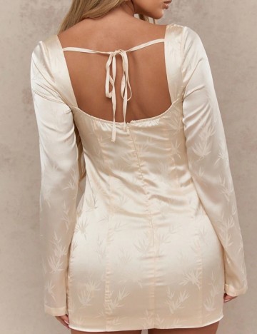 Rochie mini Missguided by Shein, crem