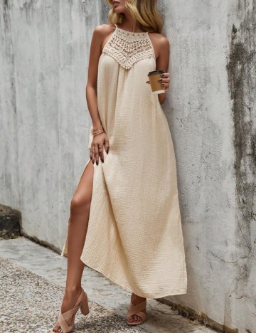 Rochie maxi Shein, bej