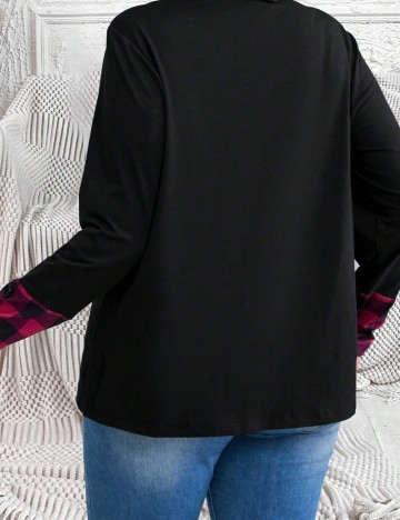 Bluză Shein Curve+, negru