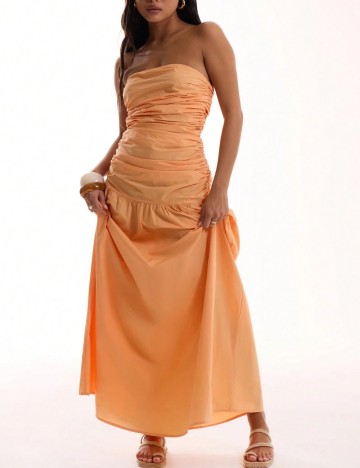 Rochie maxi Shein, portocaliu