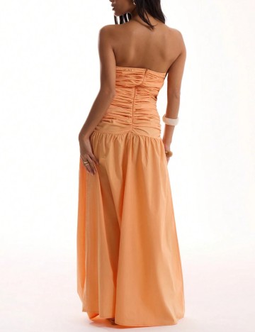 Rochie maxi Shein, portocaliu