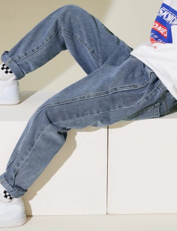 Jeans Shein, albastru