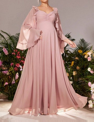Rochie de ocazie FAERIESTY by Shein, roz