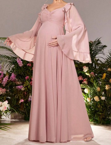 Rochie de ocazie FAERIESTY by Shein, roz