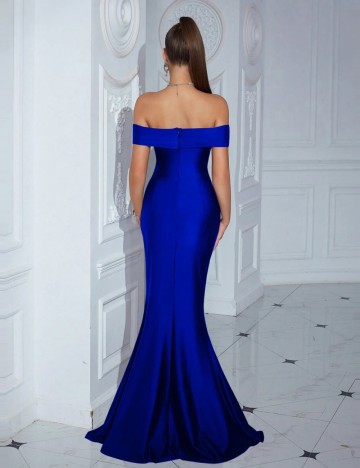 Rochie de ocazie Shein, albastru