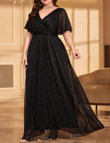 Rochie de ocazie Shein Curve+, negru