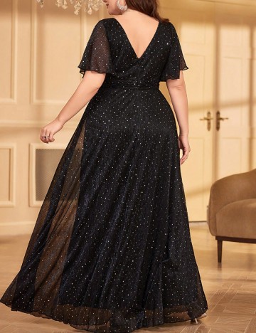 Rochie de ocazie Shein Curve+, negru
