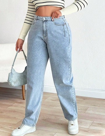 Jeans Shein, albastru