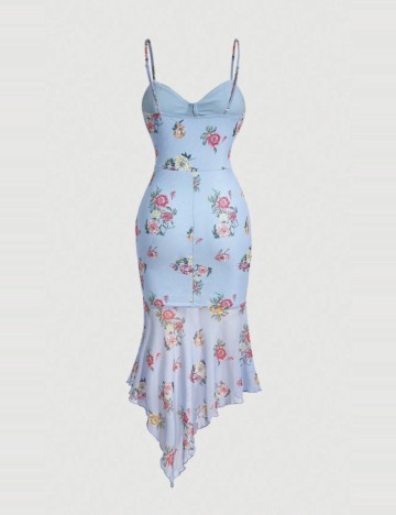 Rochie midi Shein, mix culori