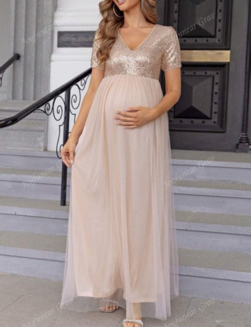 Rochie maxi Shein, roz